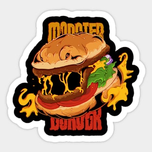 Monster Burger Sticker